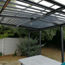 Aménagement de pergola avec fermeture loggia en PVC Chauny